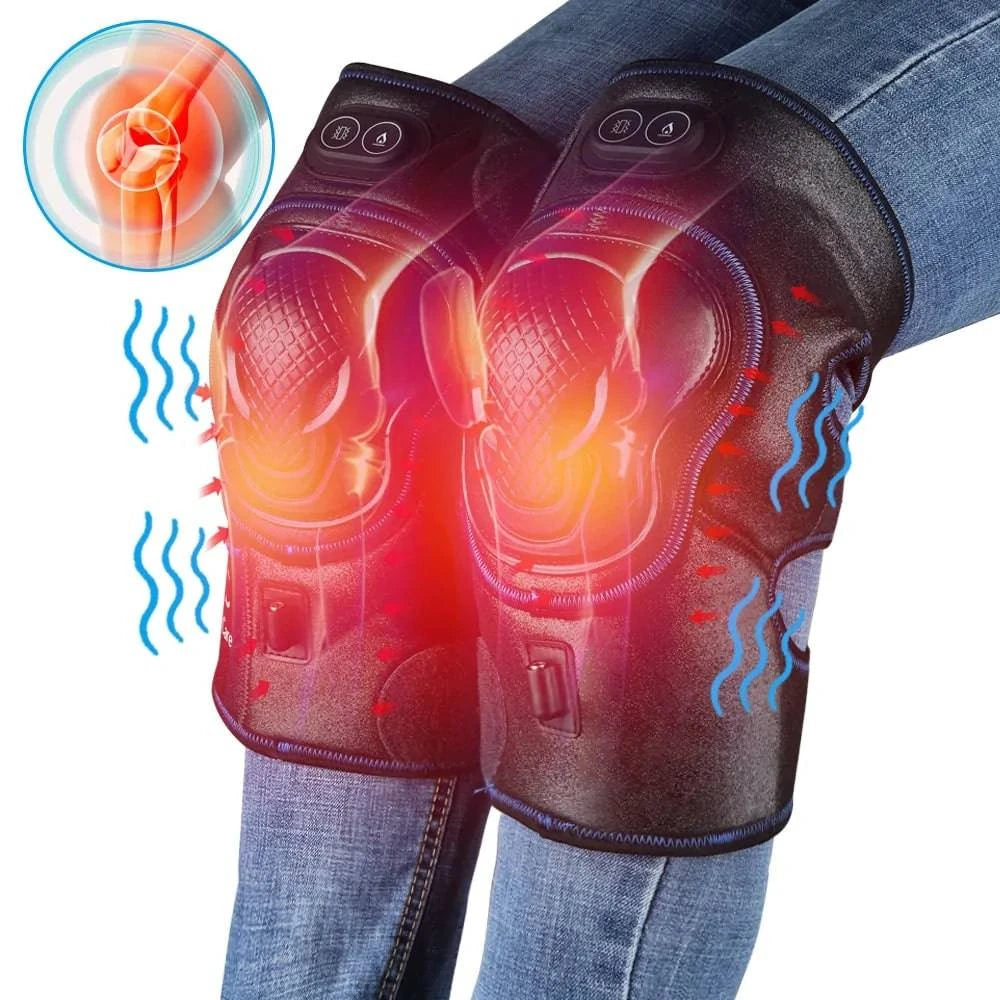 Knee Brace Support Wrap Massager Infrared Heating Hot Therapy - SmilingAmySDCA