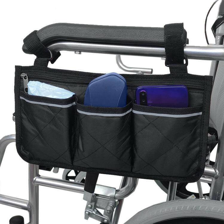 Wheelchair Side Armrest Storage Bag - SmilingAmySDCA