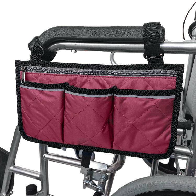 Wheelchair Side Armrest Storage Bag - SmilingAmySDCA