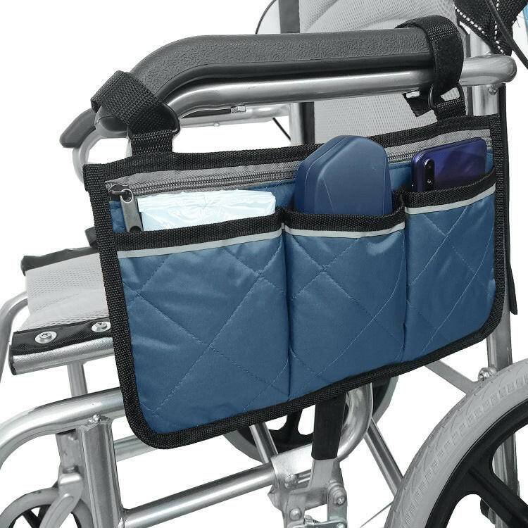 Wheelchair Side Armrest Storage Bag - SmilingAmySDCA