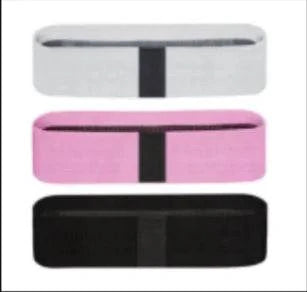 MKAS Fitness Long Resistance Bands Set: 3-Piece Fabric Workout Bands - SmilingAmySDCA