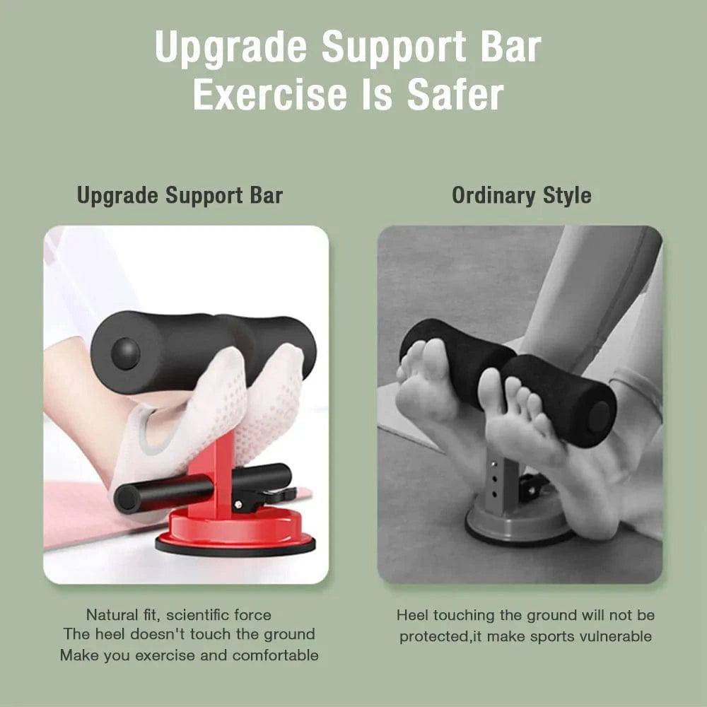 Sit Up Bar with Padded Ankle Support - SmilingAmySDCA