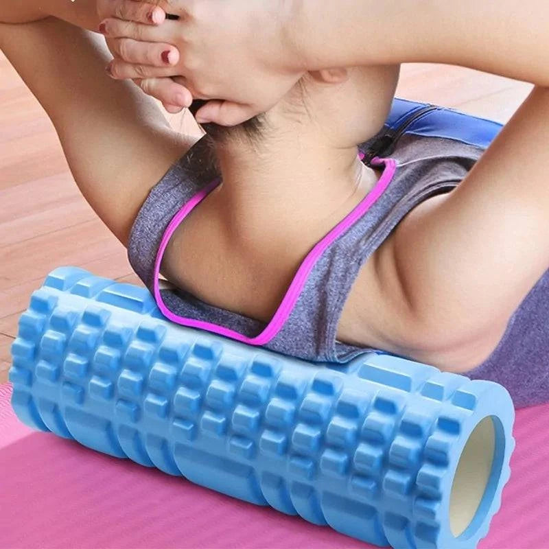 Fitness Foam Roller Set: Yoga Column & Soft Yoga Block - SmilingAmySDCA