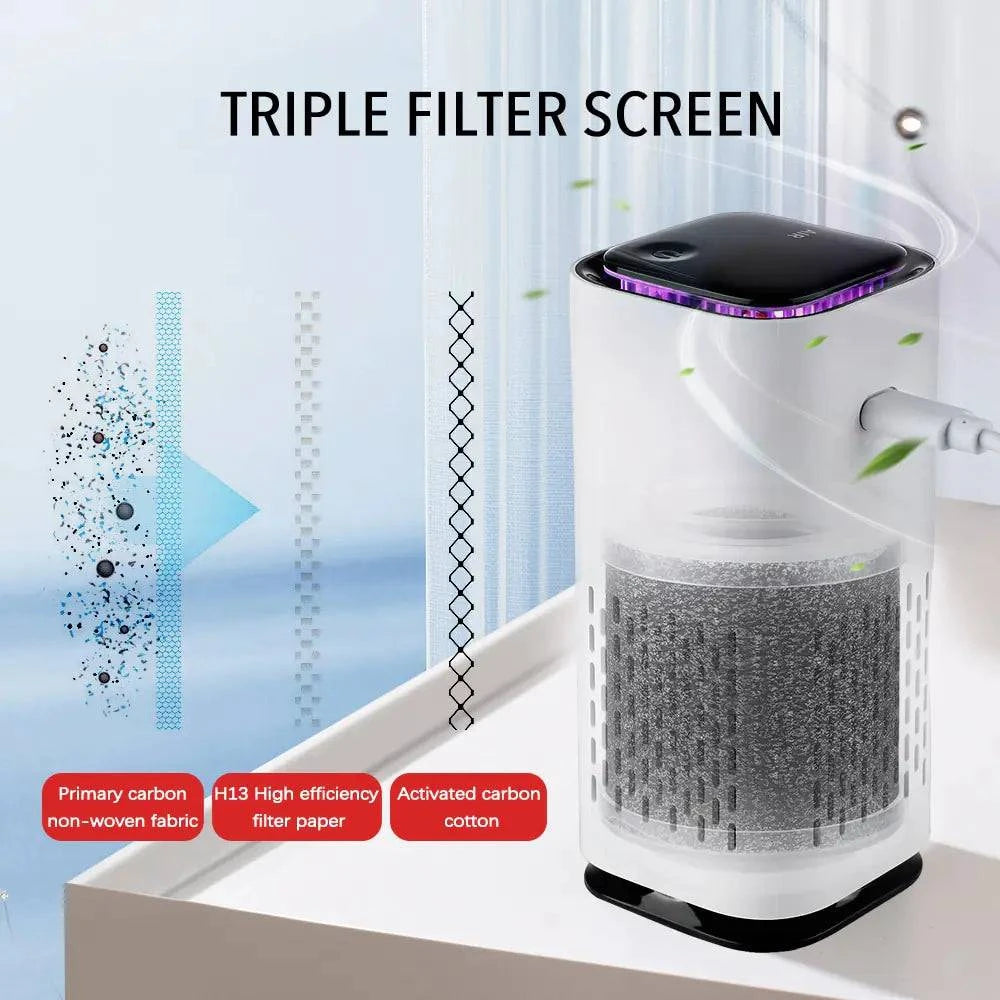 Mini Negative Ion Air Purifier - SmilingAmySDCA