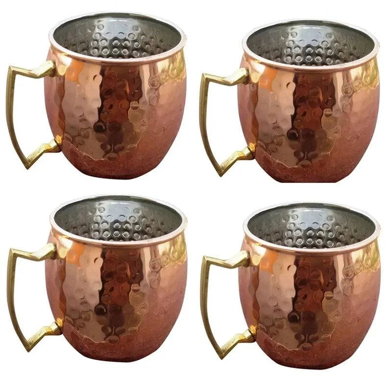 Hammered Copper Plated Mug - SmilingAmySDCA