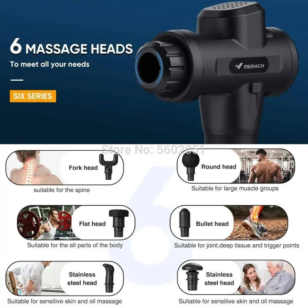 Rechargeable Muscle Massage Gun - SmilingAmySDCA