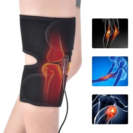 Knee Brace Support Wrap Massager Infrared Heating Hot Therapy - SmilingAmySDCA