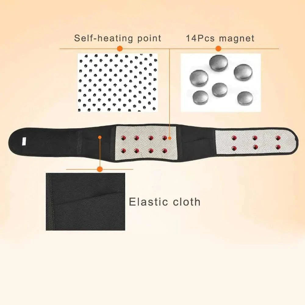 Magnetic Therapy Back Waist Support Belt - SmilingAmySDCA