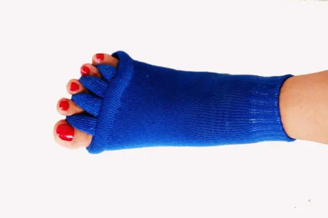 1Pair Massage Five Toe Socks