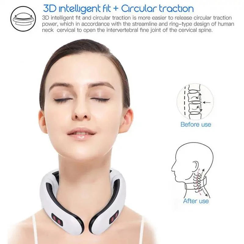 Electric Neck Massager & Pulse Back Massage - SmilingAmySDCA