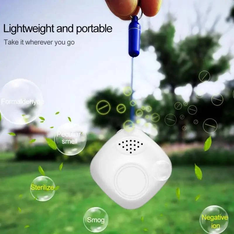 Personal Wearable Air Purifier Necklace - SmilingAmySDCA