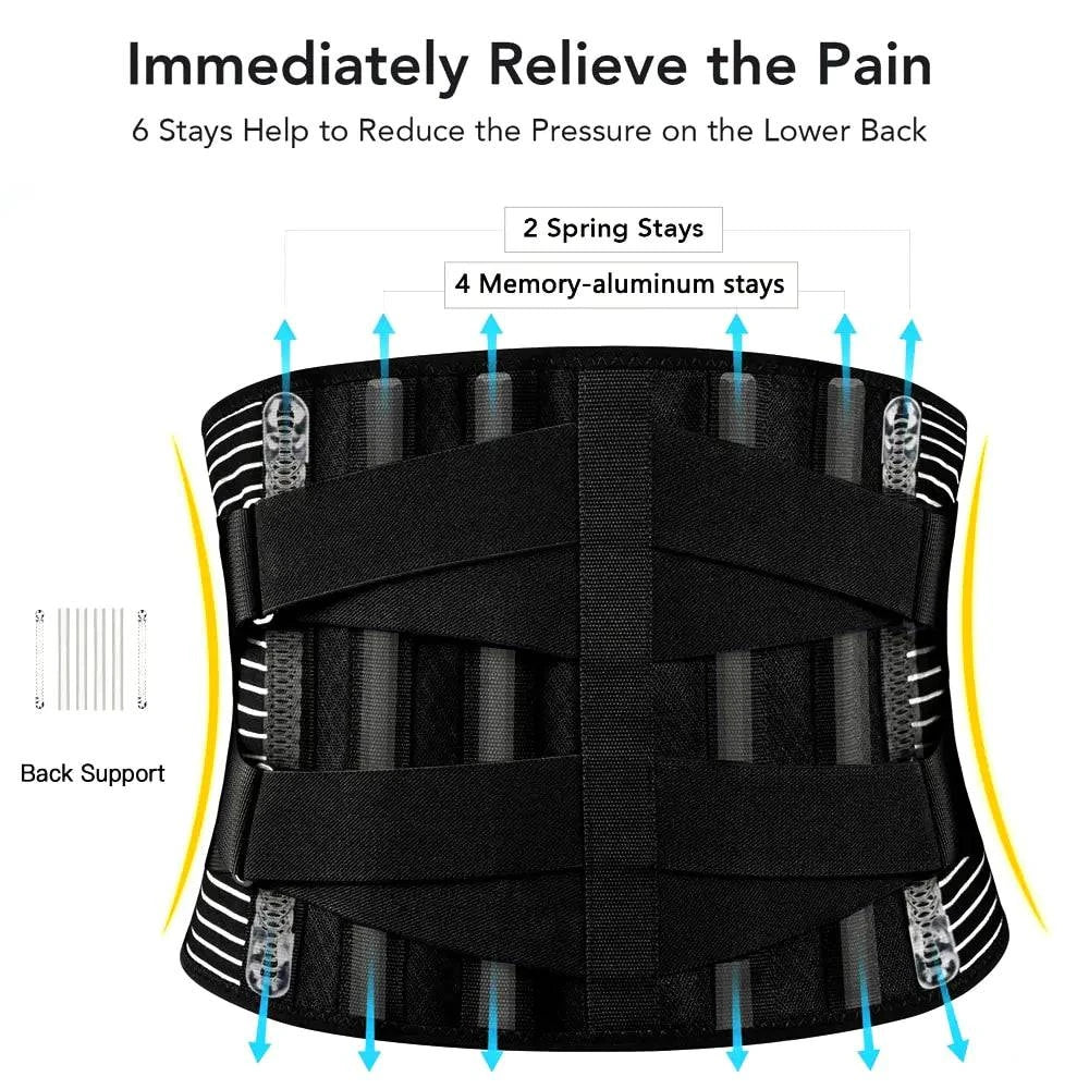 Breathable Lower Back Support Brace - SmilingAmySDCA