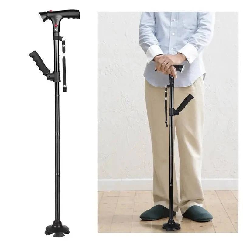 Collapsible Telescopic Folding Cane - SmilingAmySDCA