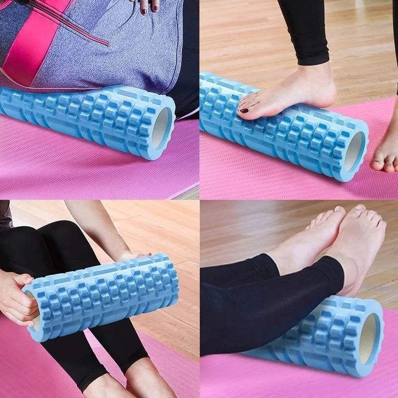 Fitness Foam Roller Set: Yoga Column & Soft Yoga Block - SmilingAmySDCA