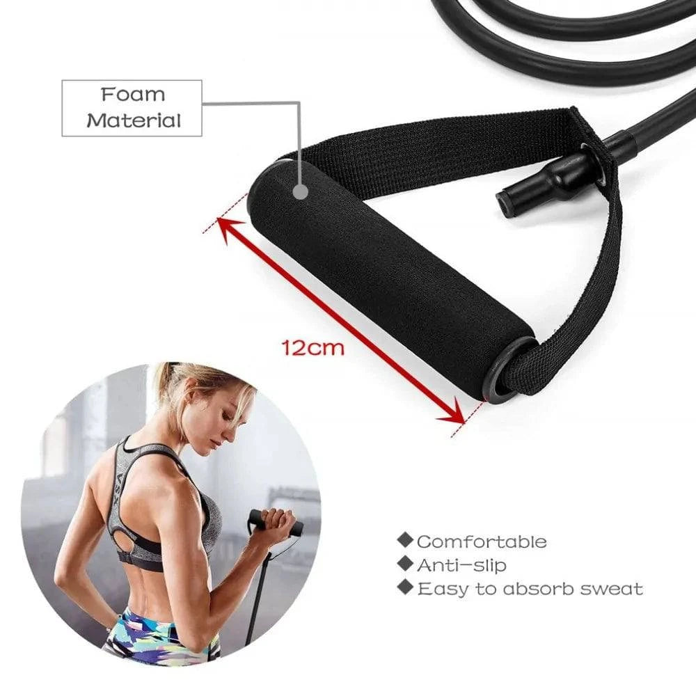 Pull Rope Elastic Resistance Bands Fitness - SmilingAmySDCA