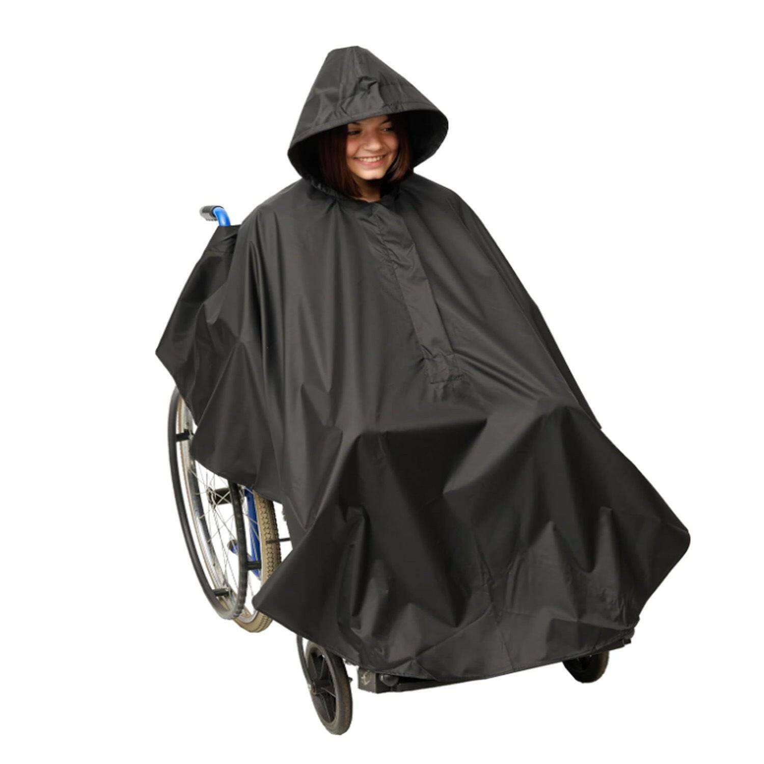 Wheelchair Raincoat Waterproof Reflective Thickened Elderly Scooter Cloak - SmilingAmySDCA