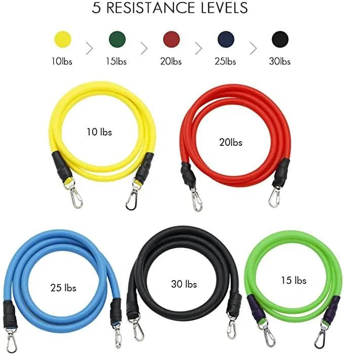 Resistance Bands - Fitness Workout Bands Set - SmilingAmySDCA