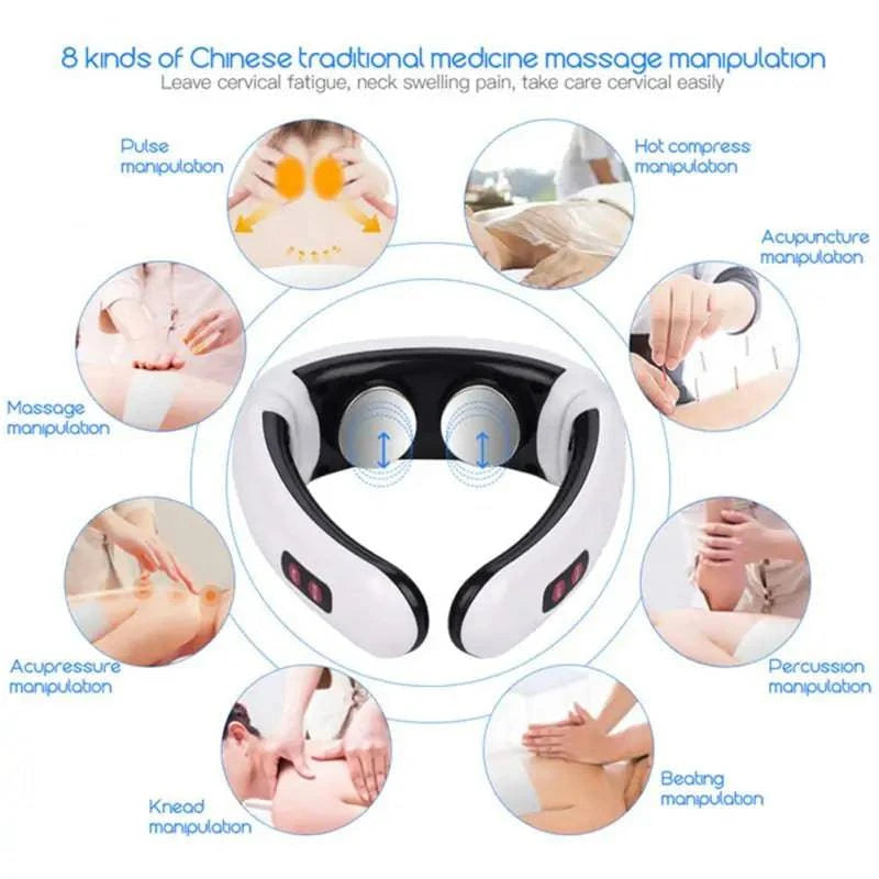 Electric Neck Massager & Pulse Back Massage - SmilingAmySDCA