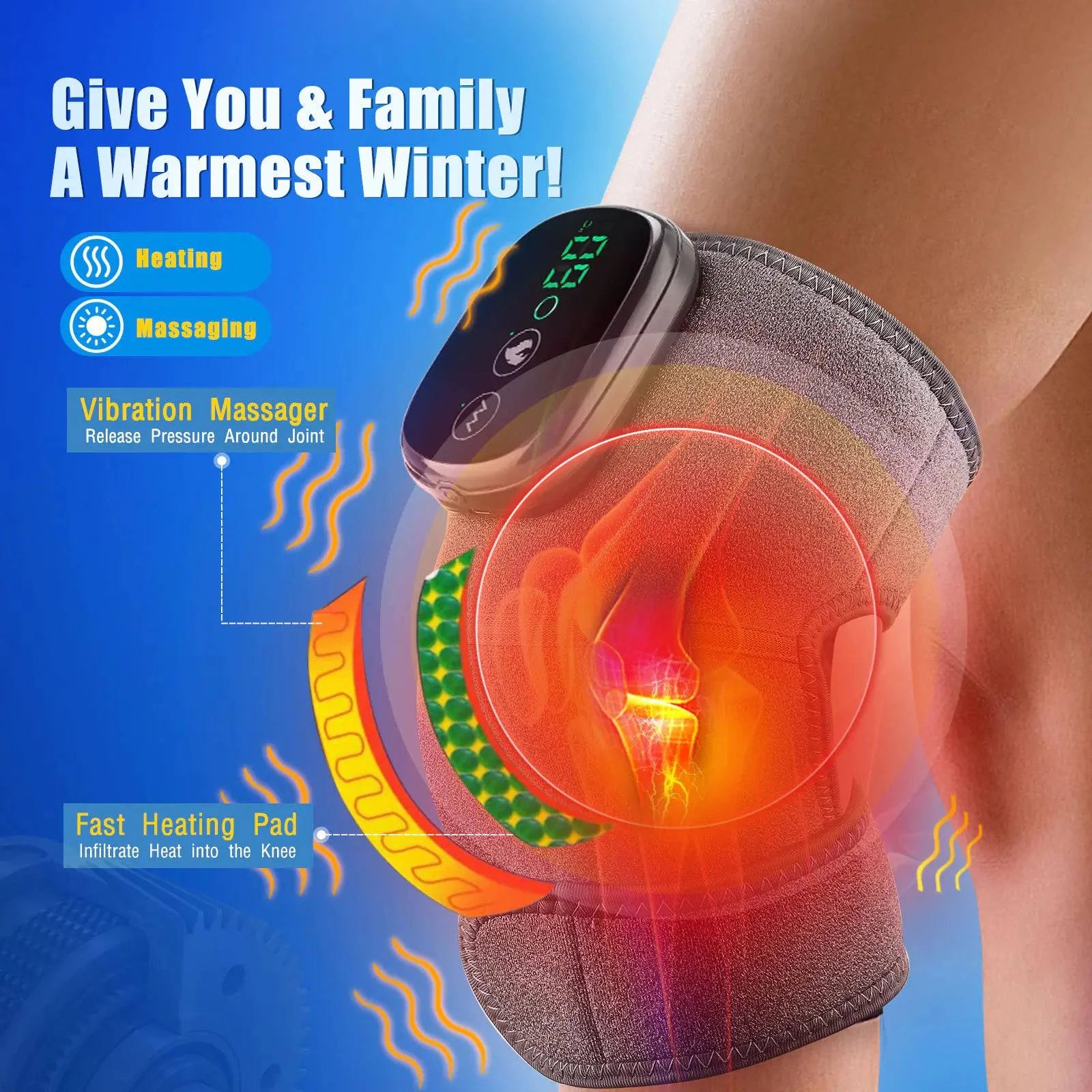 Thermal Knee Massager - SmilingAmySDCA